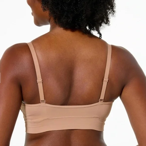 Rhonda Shear 2-pack Butterknit No Wire Underwire Bra Size XL Beige White NWOT - Picture 3 of 16